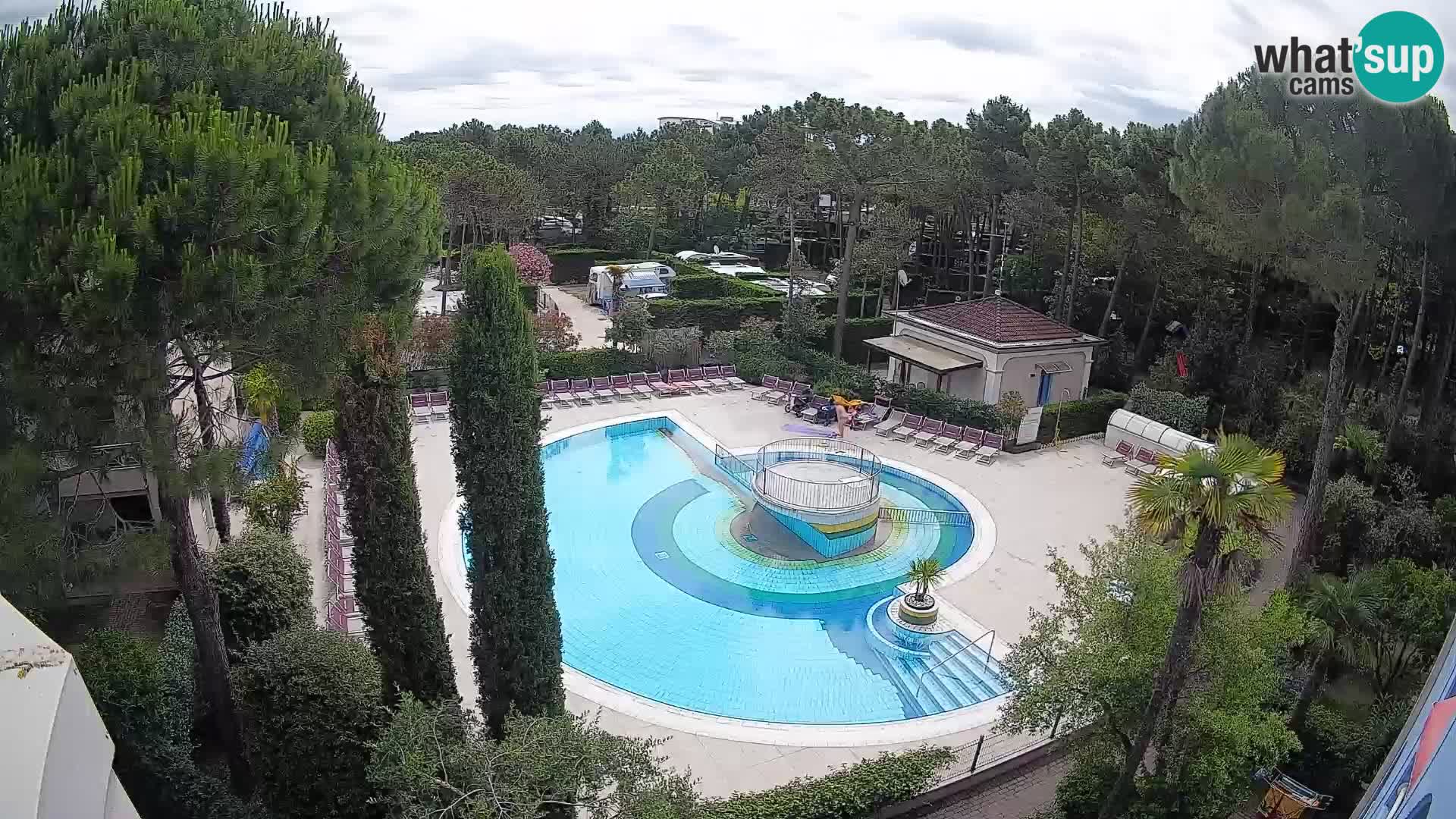 Piscina Villaggio Mare Blu webcam LIVE Bibione Pineda – Italia