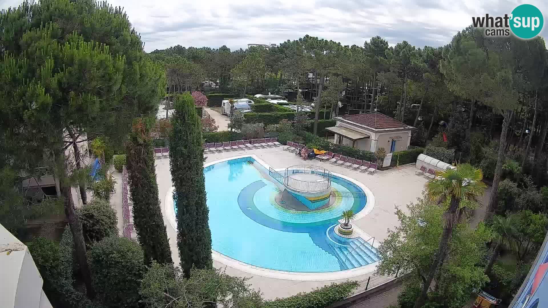 Villaggio Mare Blu Pool LIVE-Webcam Bibione Pineda – Italien