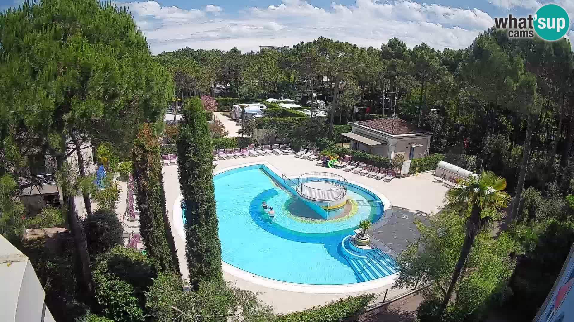 Villaggio Mare Blu pool LIVE webcam Bibione Pineda – Italy