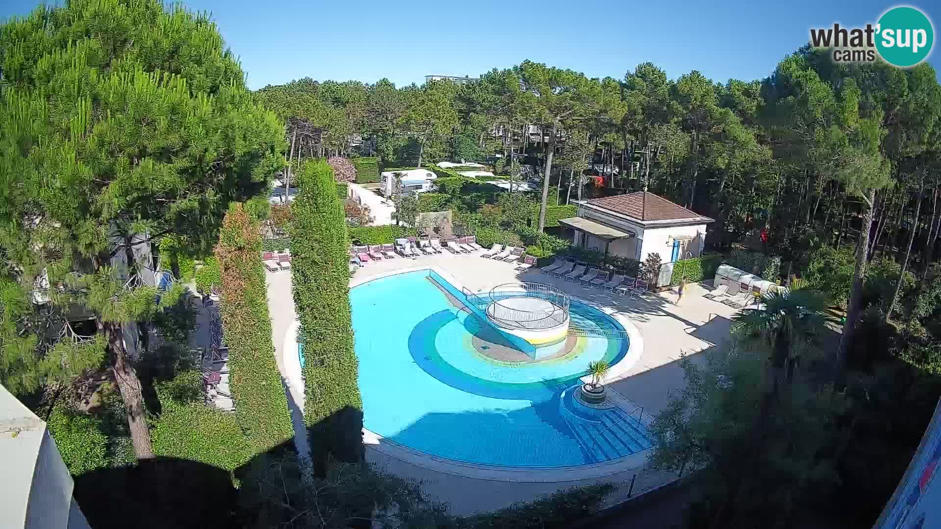 Villaggio Mare Blu piscine LIVE webcam Bibione Pineda – Italie
