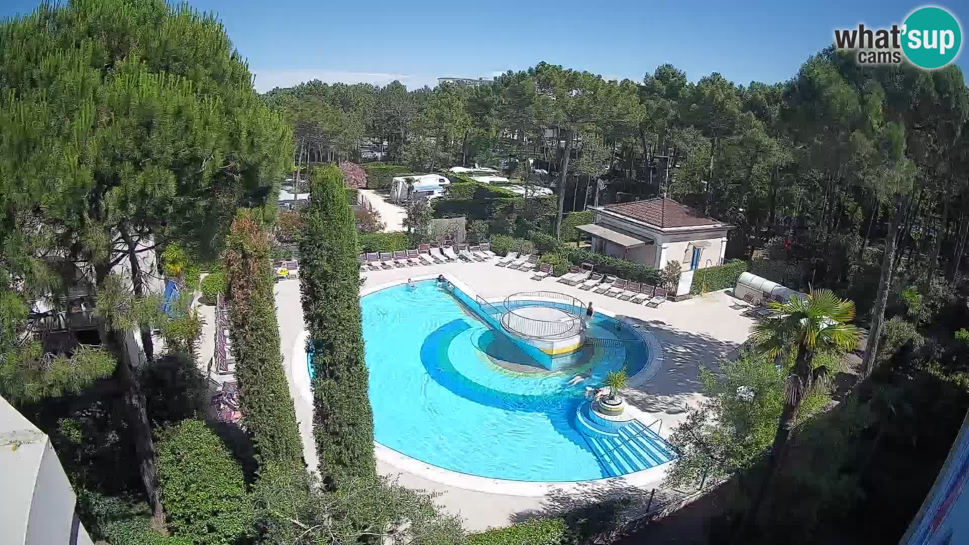 Piscina Villaggio Mare Blu webcam LIVE Bibione Pineda – Italia