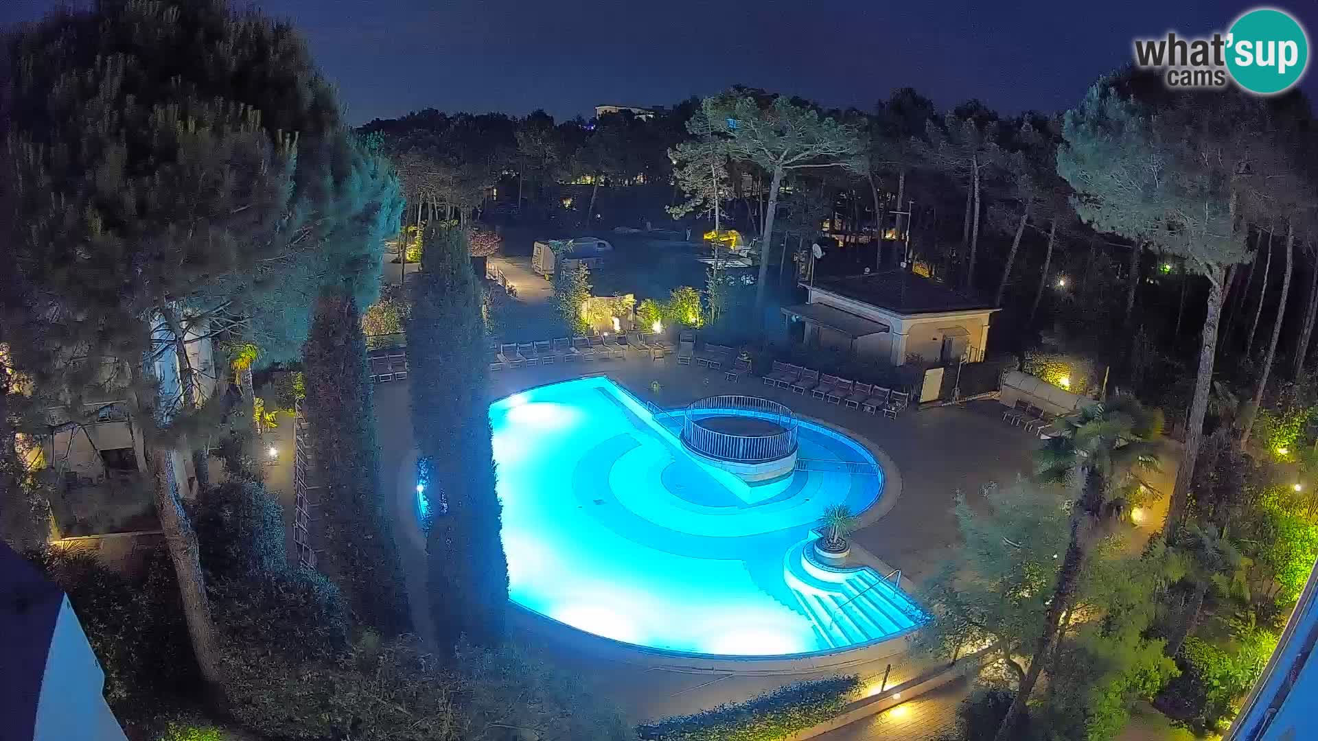 Villaggio Mare Blu piscine LIVE webcam Bibione Pineda – Italie