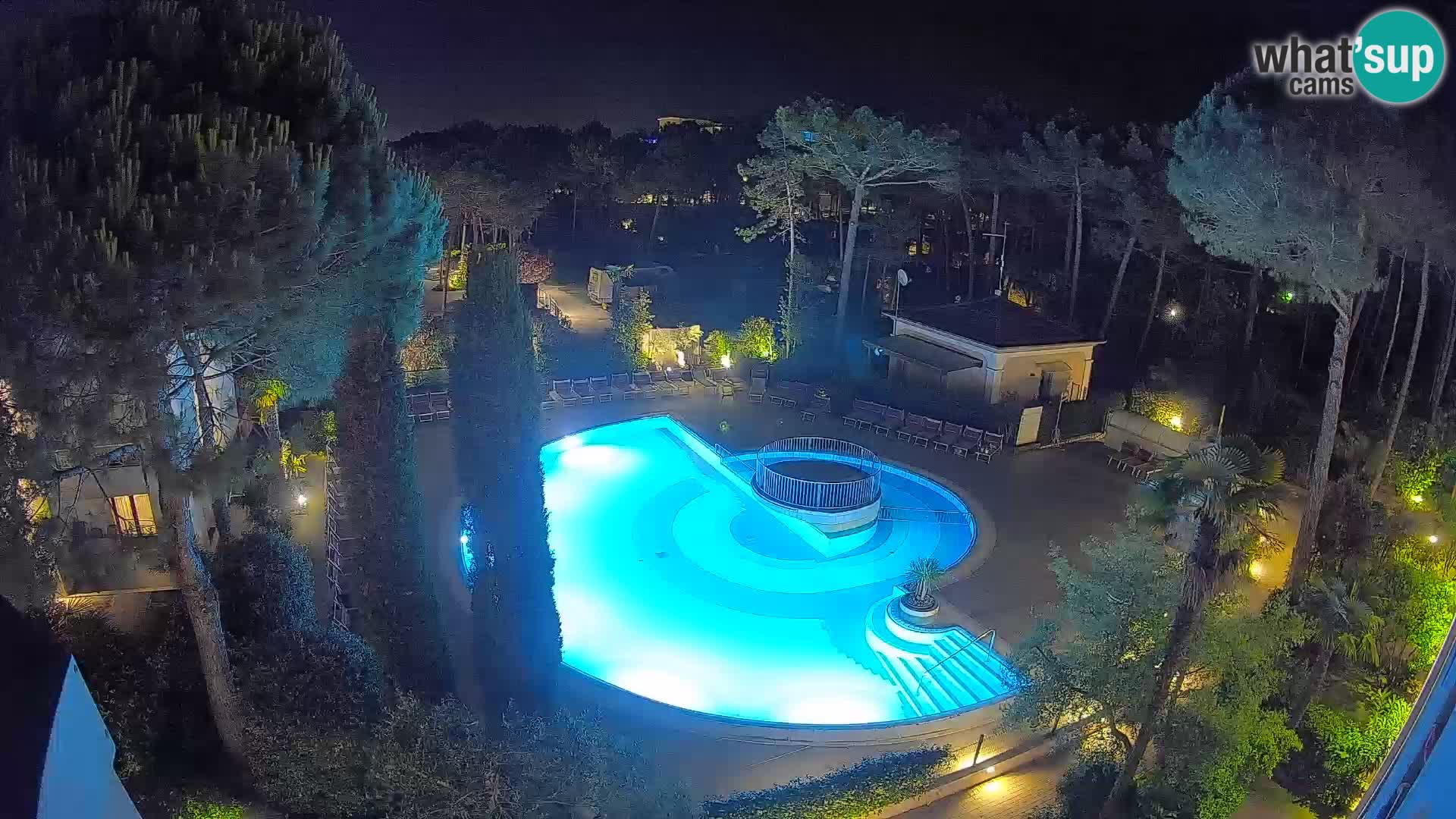 Villaggio Mare Blu piscine LIVE webcam Bibione Pineda – Italie