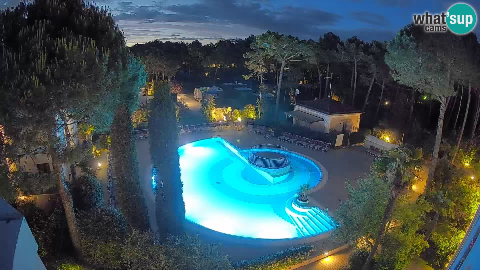 Piscina Villaggio Mare Blu webcam LIVE Bibione Pineda – Italia