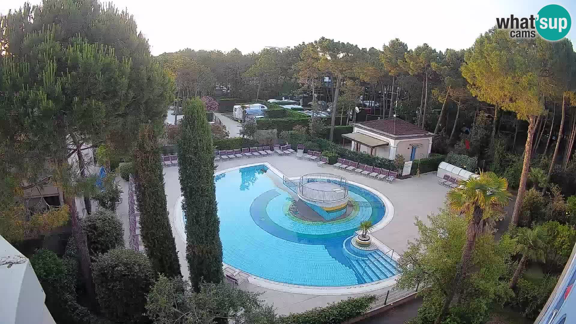Villaggio Mare Blu piscine LIVE webcam Bibione Pineda – Italie