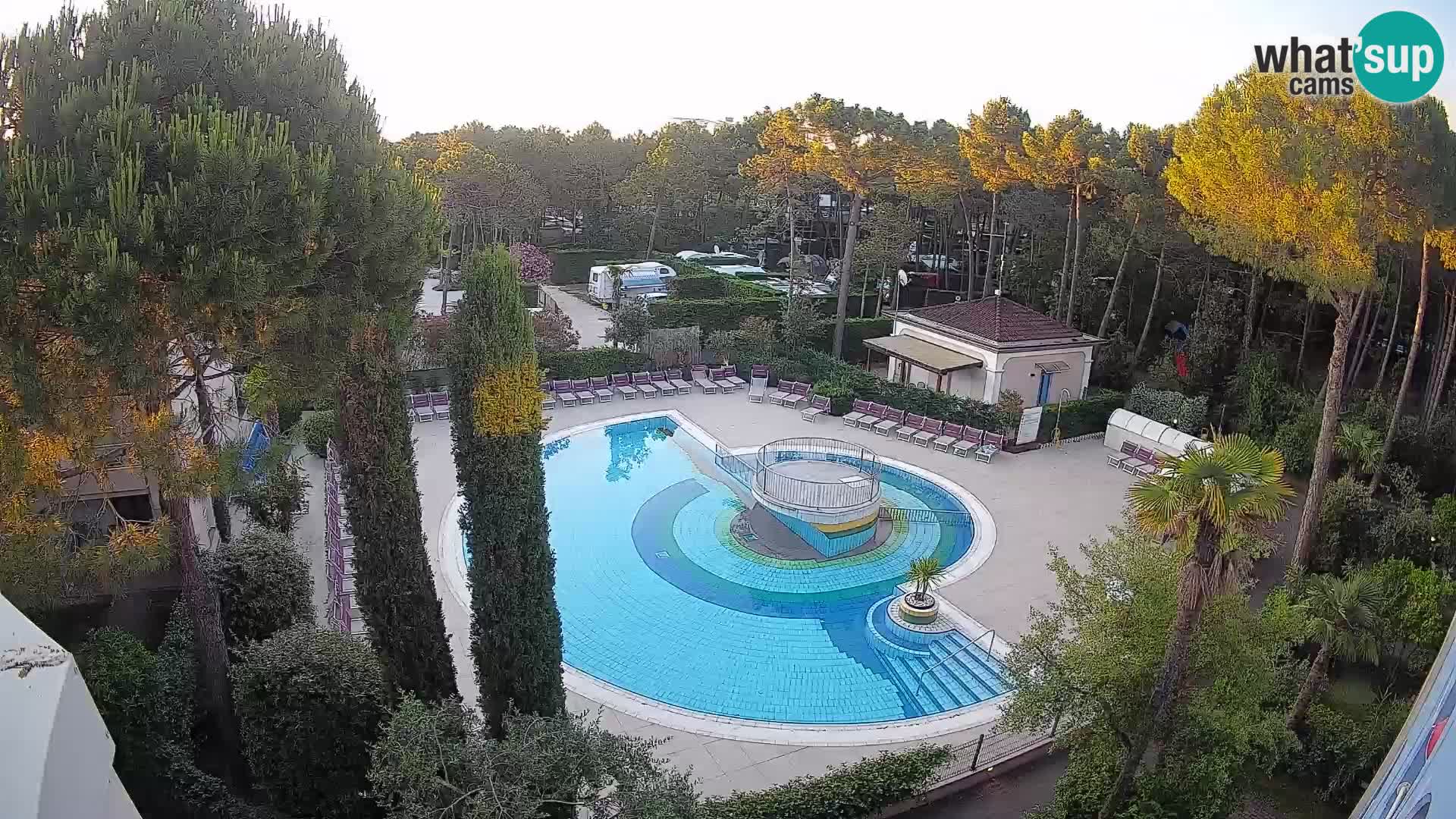 Villaggio Mare Blu pool LIVE webcam Bibione Pineda – Italy