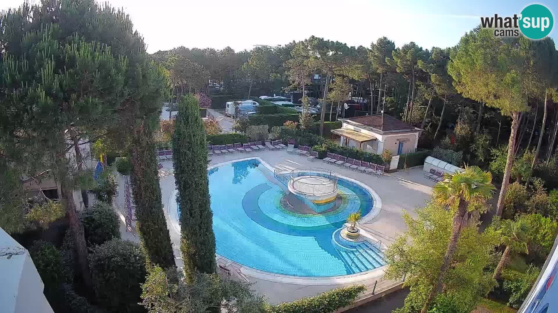 Villaggio Mare Blu pool LIVE webcam Bibione Pineda – Italy