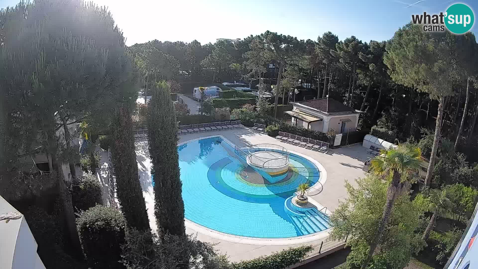 Piscina Villaggio Mare Blu EN VIVO webcam Bibione Pineda – Italia