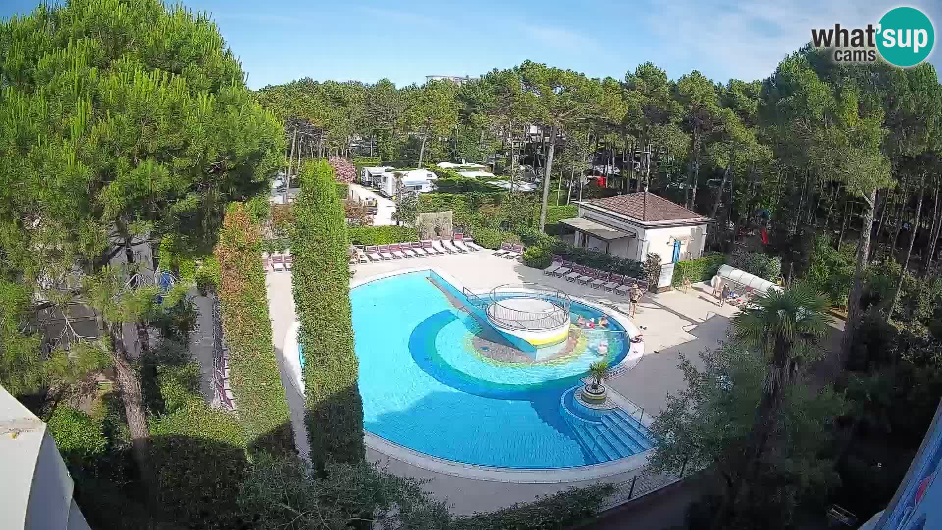 Villaggio Mare Blu pool LIVE webcam Bibione Pineda – Italy