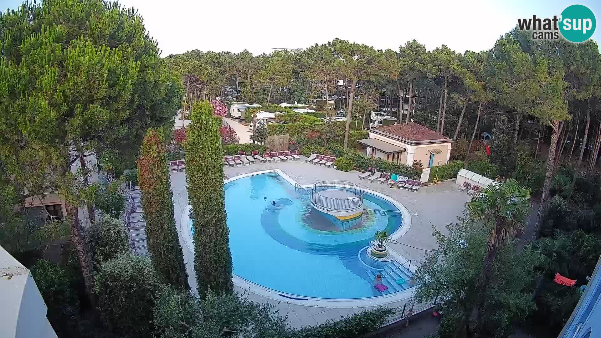 Villaggio Mare Blu pool LIVE webcam Bibione Pineda – Italy