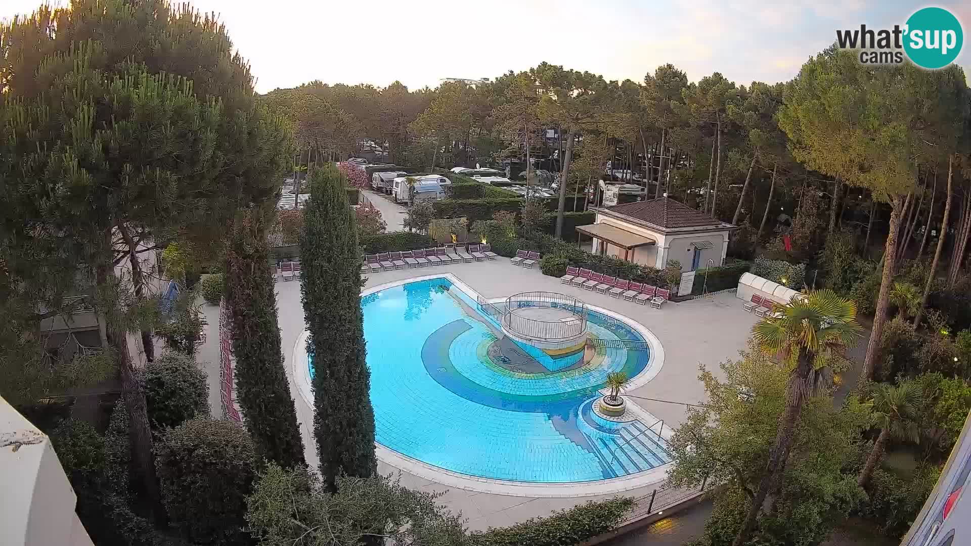 Villaggio Mare Blu Pool LIVE-Webcam Bibione Pineda – Italien
