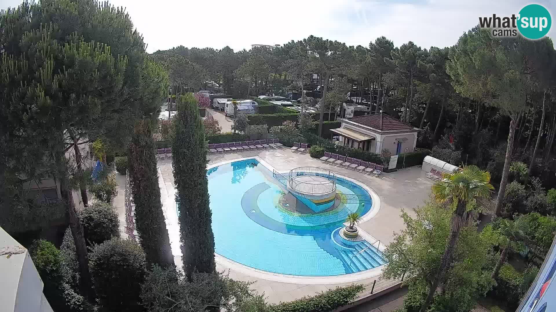 Villaggio Mare Blu pool LIVE webcam Bibione Pineda – Italy