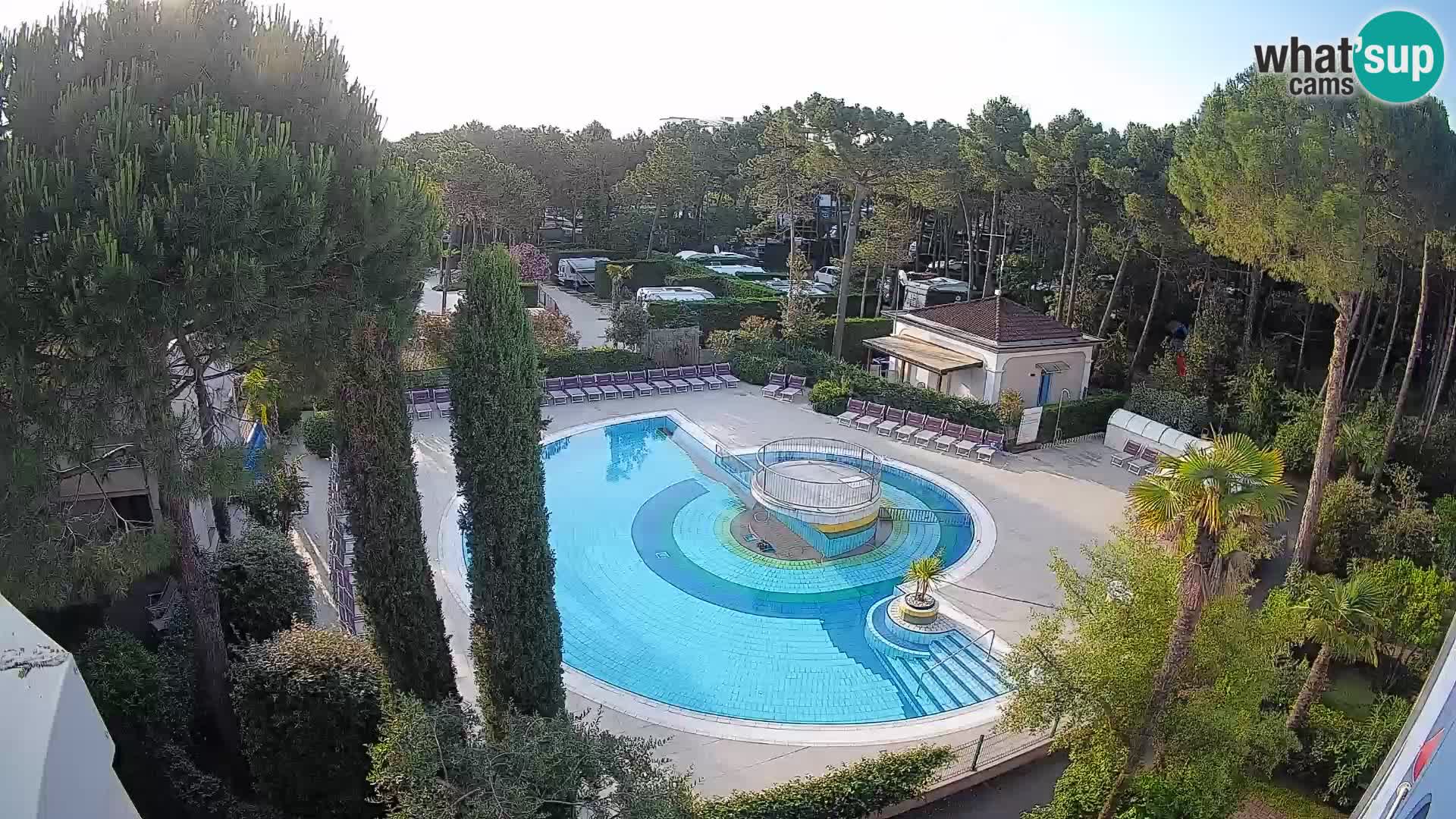 Piscina Villaggio Mare Blu webcam LIVE Bibione Pineda – Italia