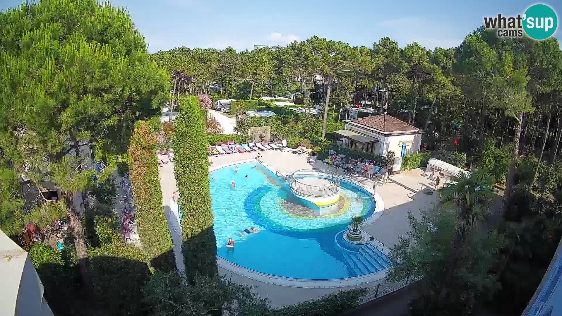 Villaggio Mare Blu pool LIVE webcam Bibione Pineda – Italy
