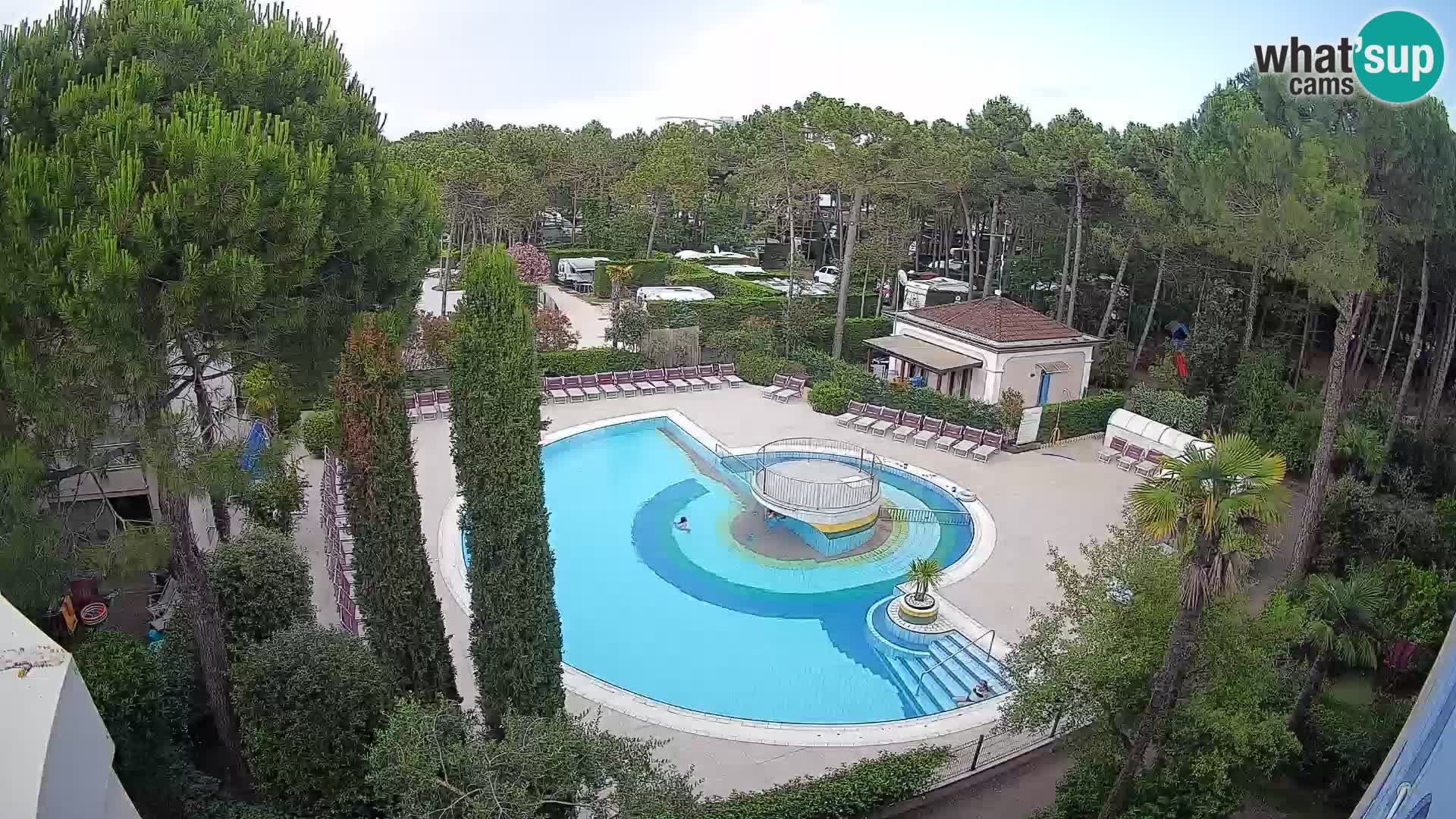 Villaggio Mare Blu pool LIVE webcam Bibione Pineda – Italy