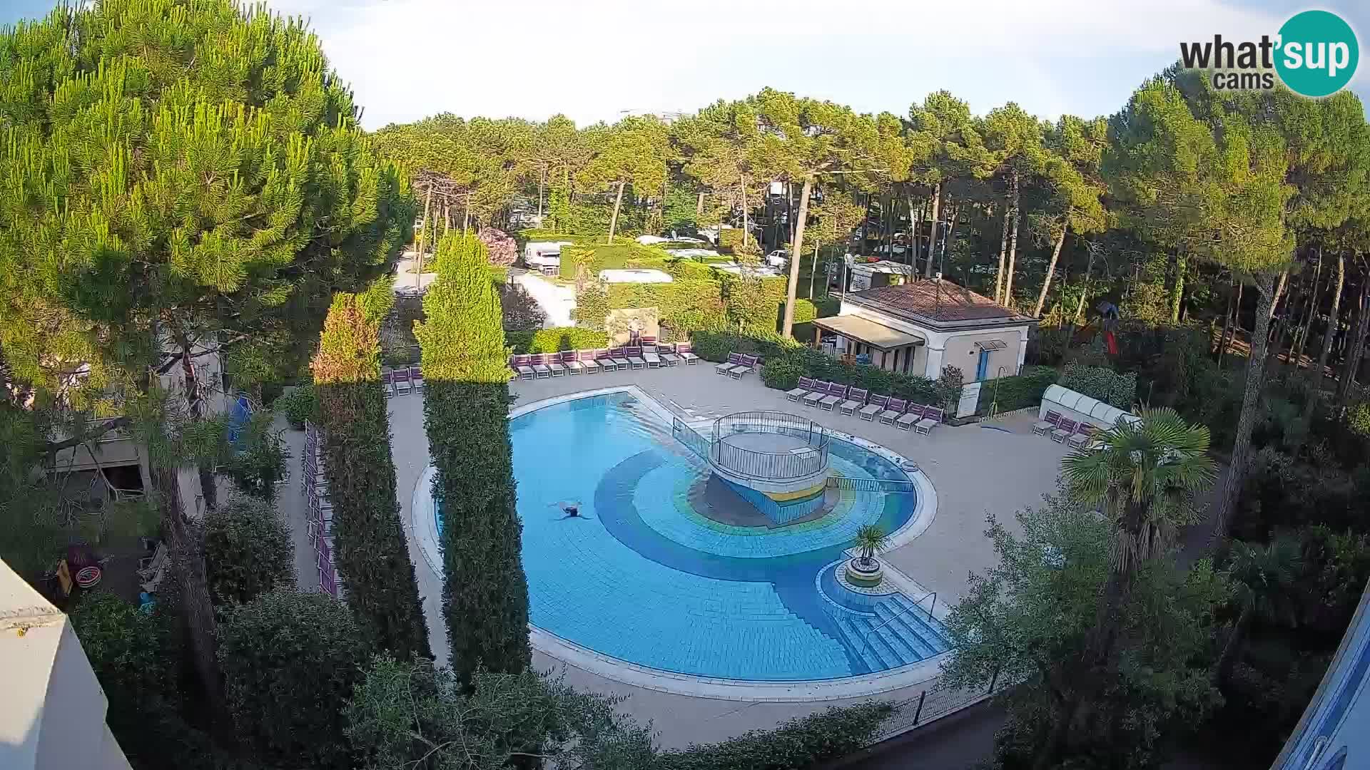 Piscina Villaggio Mare Blu webcam LIVE Bibione Pineda – Italia