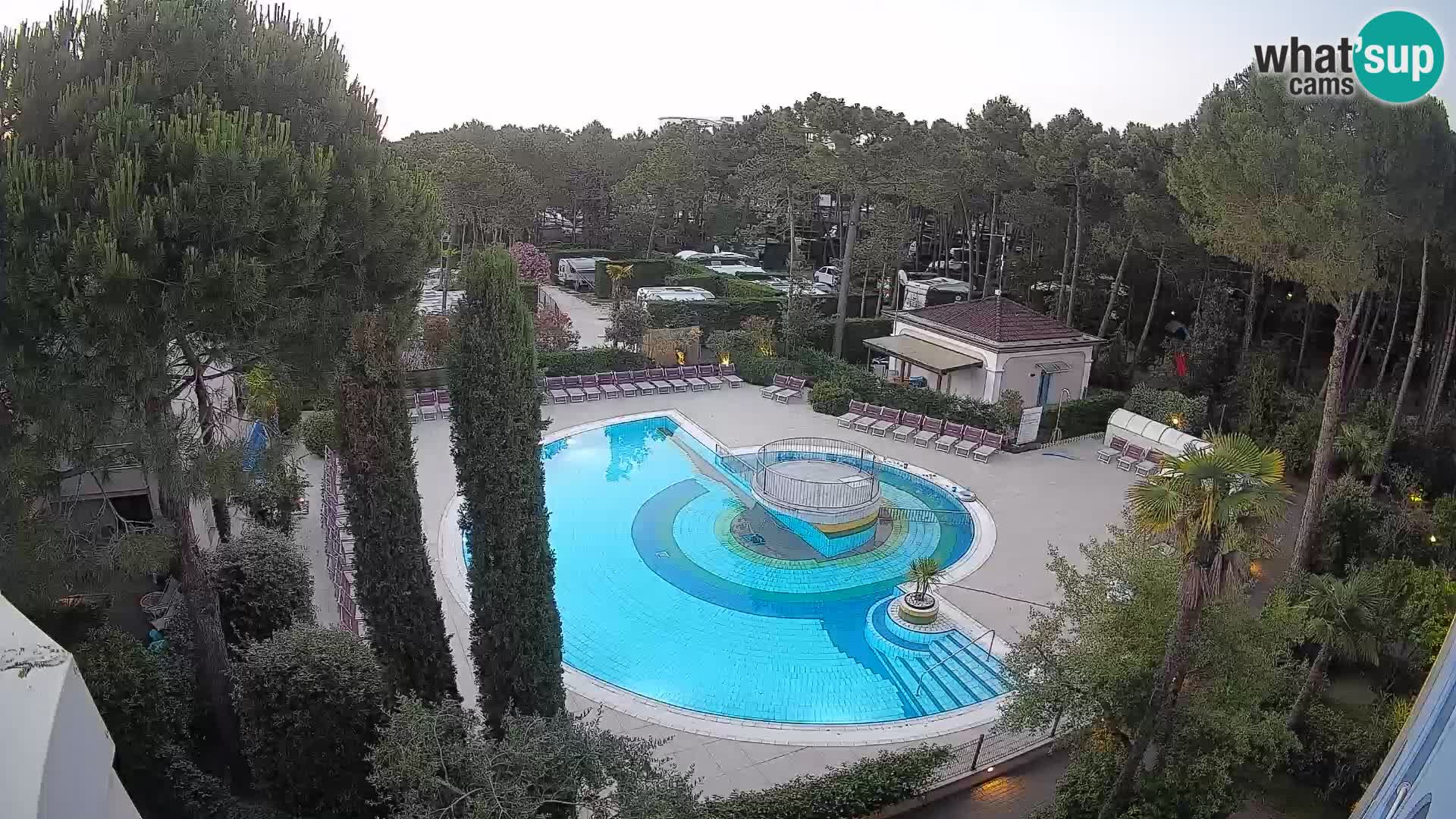 Villaggio Mare Blu Pool LIVE-Webcam Bibione Pineda – Italien