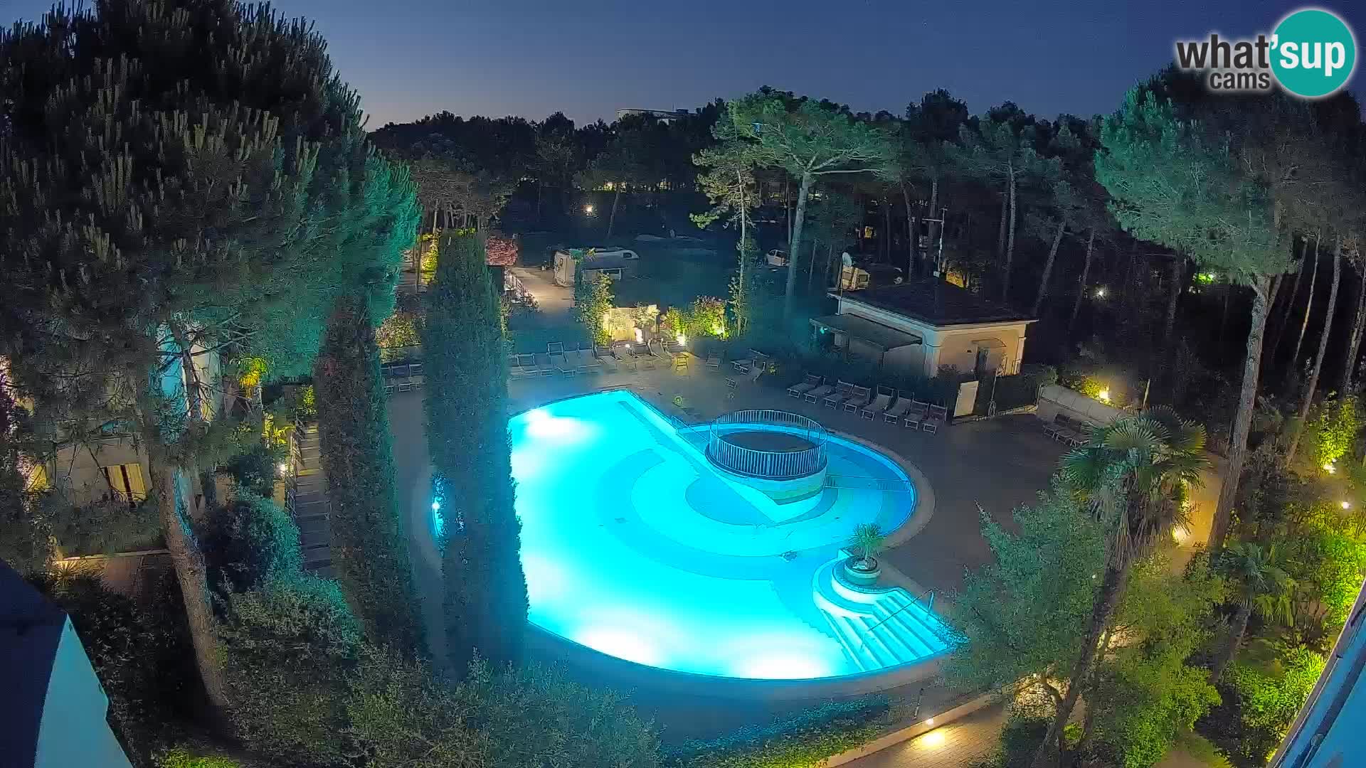 Piscina Villaggio Mare Blu webcam LIVE Bibione Pineda – Italia
