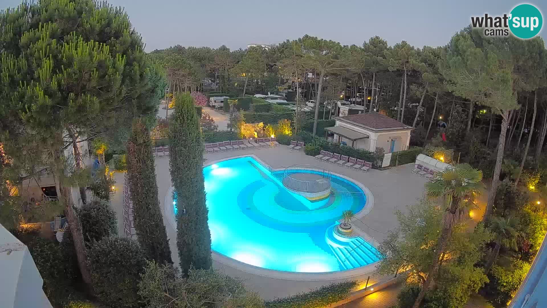 Villaggio Mare Blu pool LIVE webcam Bibione Pineda – Italy