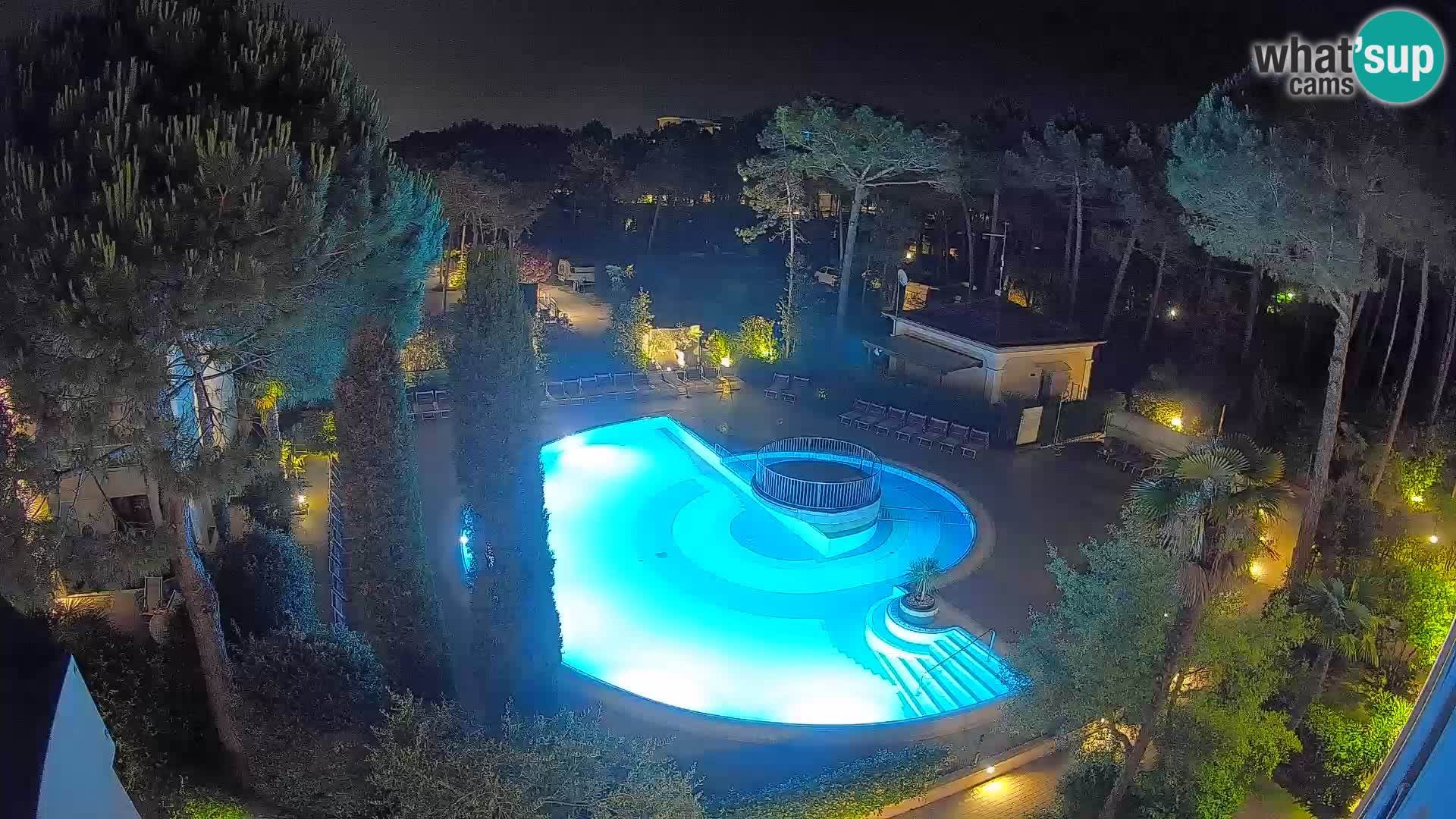Piscina Villaggio Mare Blu webcam LIVE Bibione Pineda – Italia