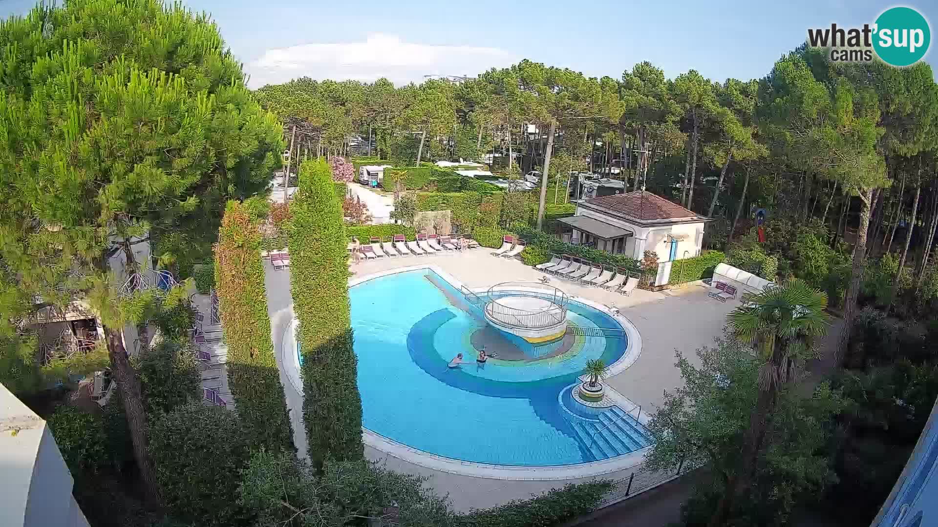 Villaggio Mare Blu pool LIVE webcam Bibione Pineda – Italy