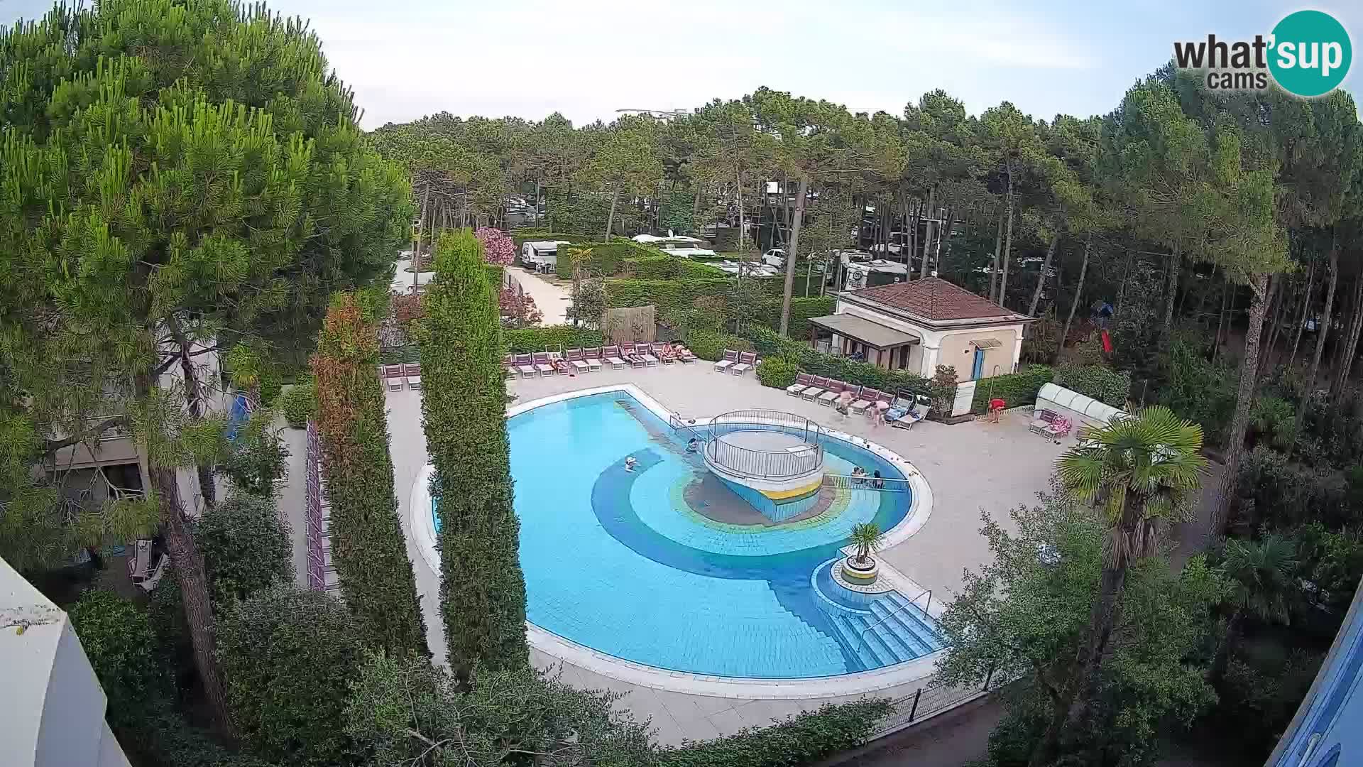 Villaggio Mare Blu pool LIVE webcam Bibione Pineda – Italy