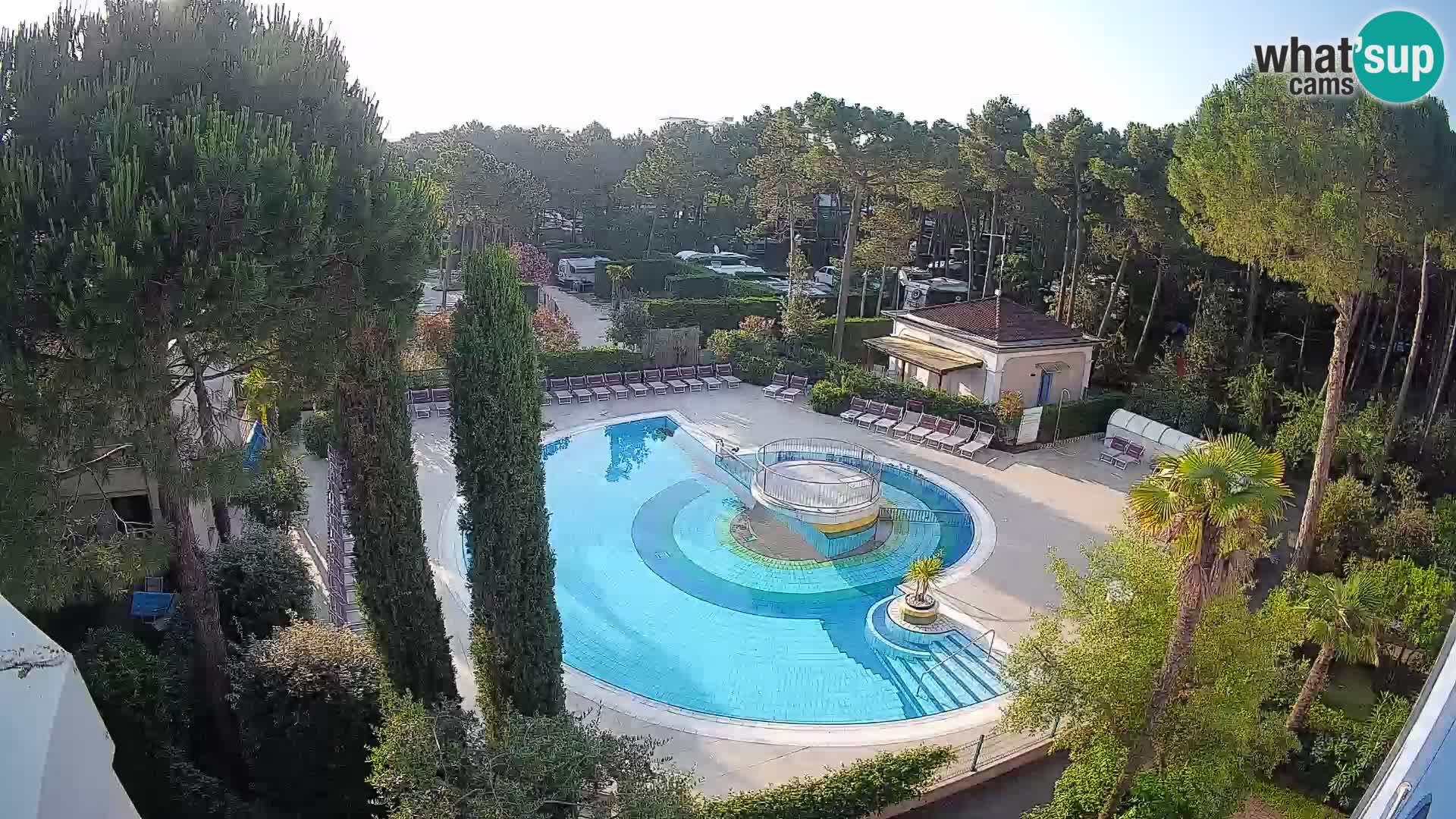 Villaggio Mare Blu piscine LIVE webcam Bibione Pineda – Italie