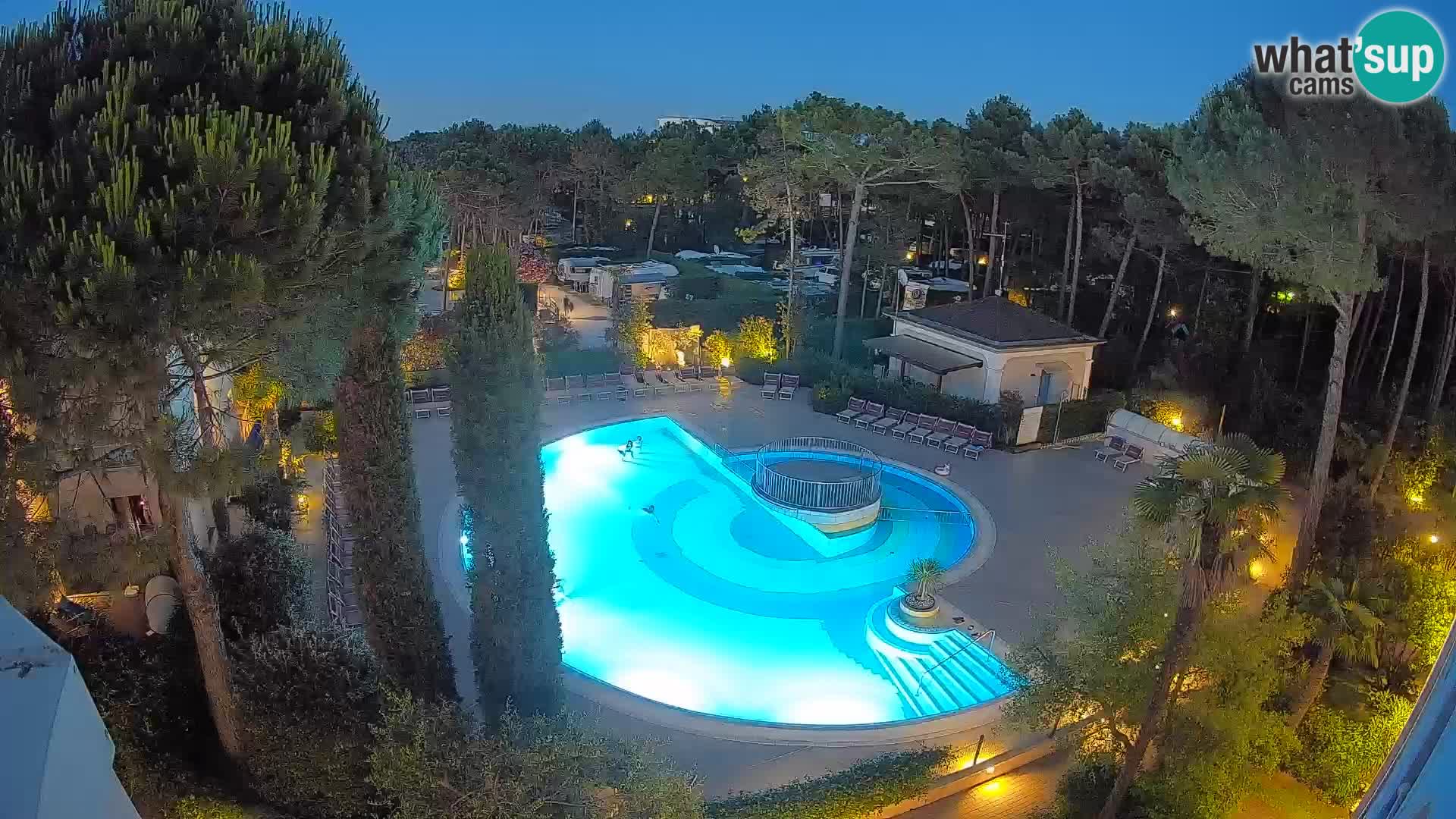 Villaggio Mare Blu pool LIVE webcam Bibione Pineda – Italy