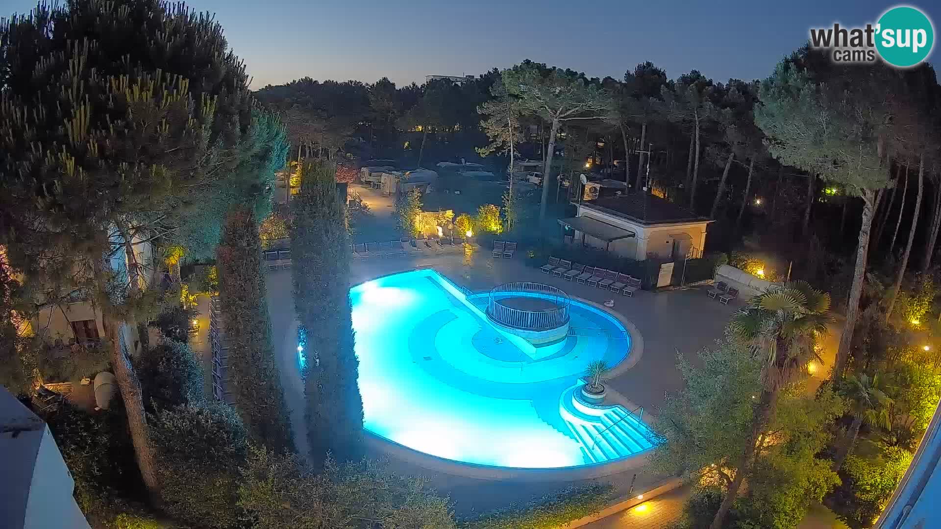Piscina Villaggio Mare Blu EN VIVO webcam Bibione Pineda – Italia