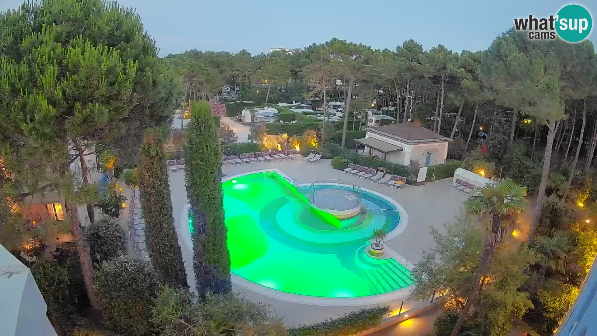 Villaggio Mare Blu Pool LIVE-Webcam Bibione Pineda – Italien