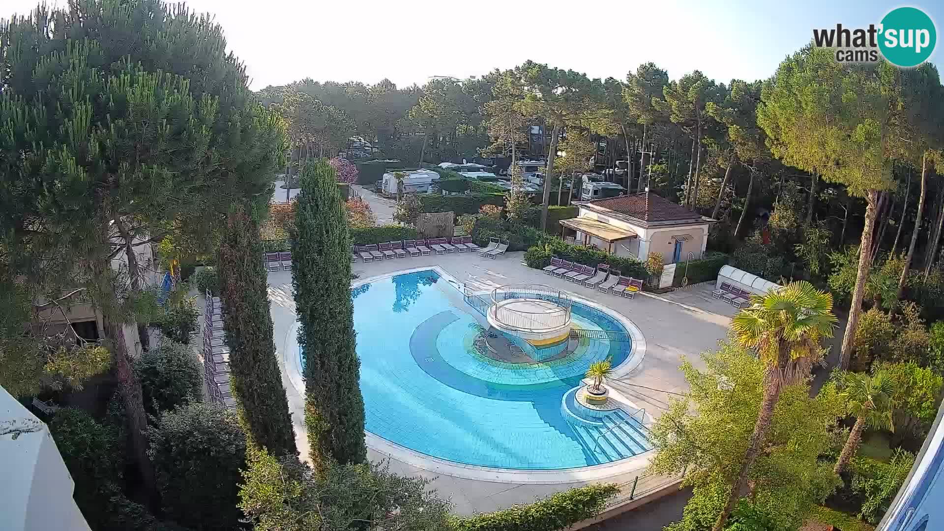 Piscina Villaggio Mare Blu webcam LIVE Bibione Pineda – Italia