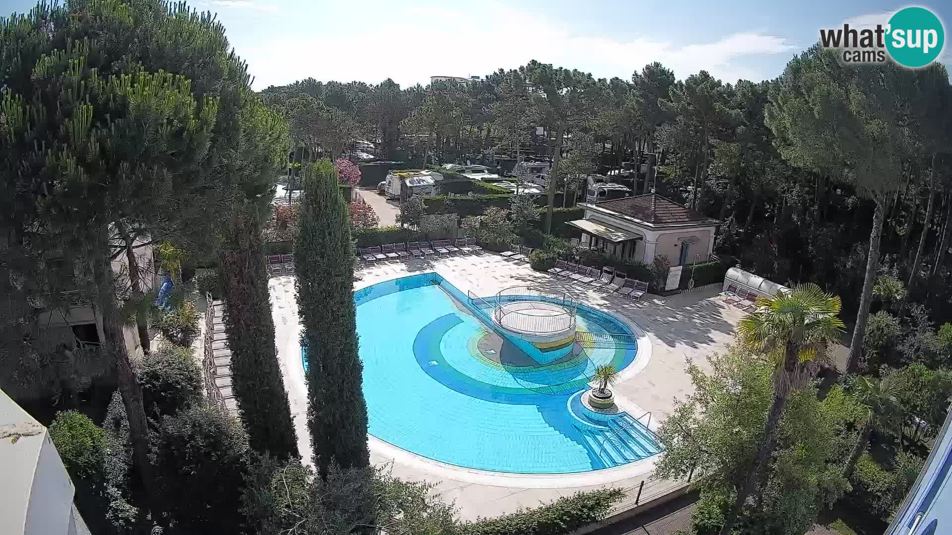 Villaggio Mare Blu Pool LIVE-Webcam Bibione Pineda – Italien