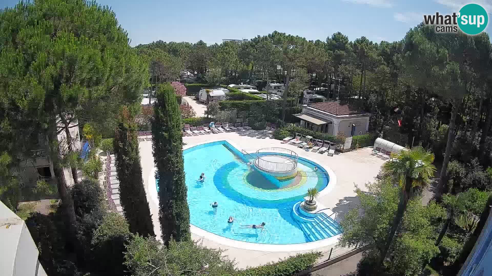 Villaggio Mare Blu pool LIVE webcam Bibione Pineda – Italy