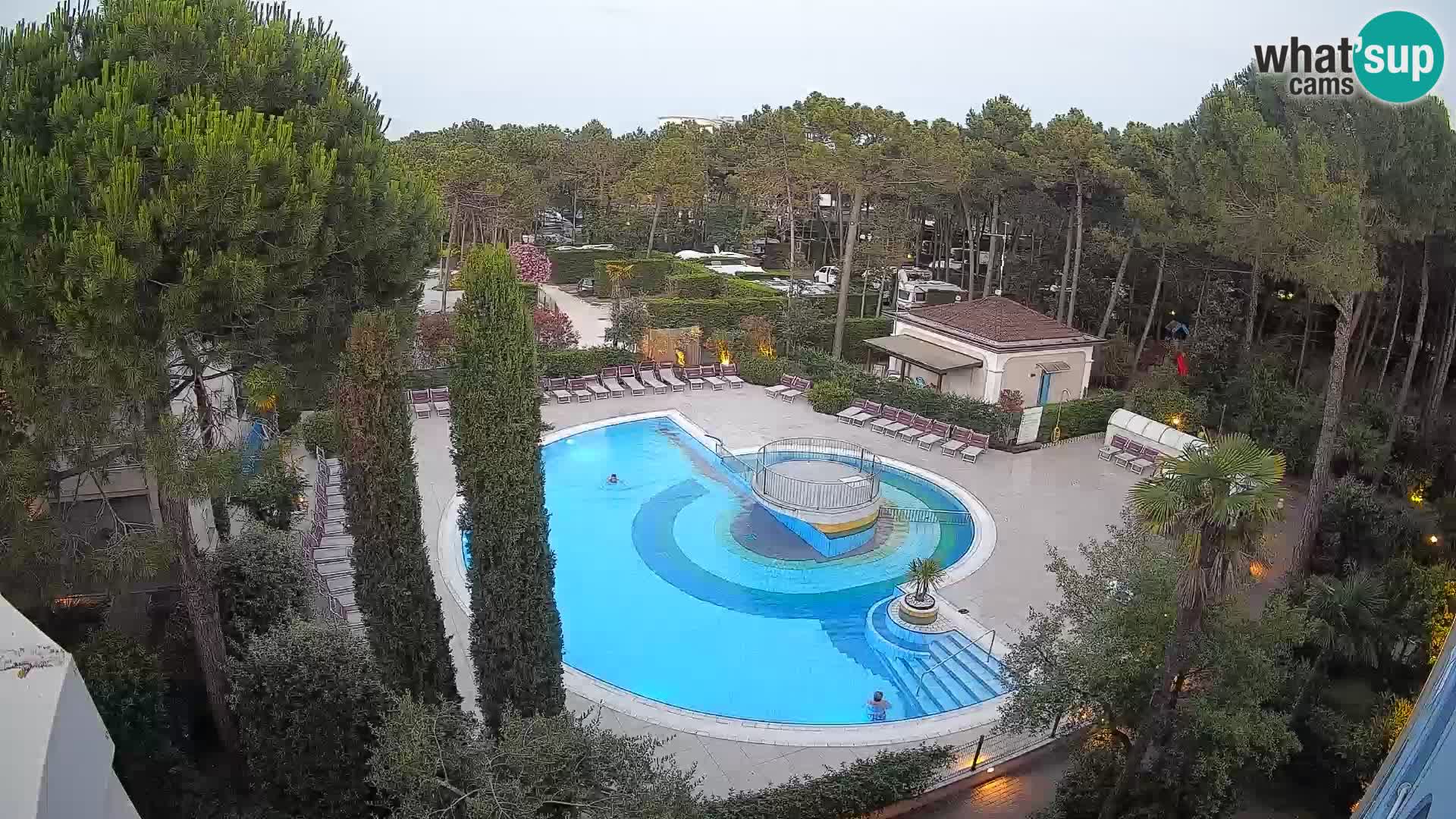 Villaggio Mare Blu piscine LIVE webcam Bibione Pineda – Italie