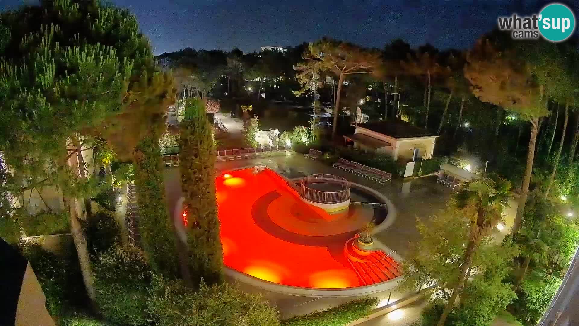 Villaggio Mare Blu bazen Spletna kamera V živo Bibione Pineda – Italija