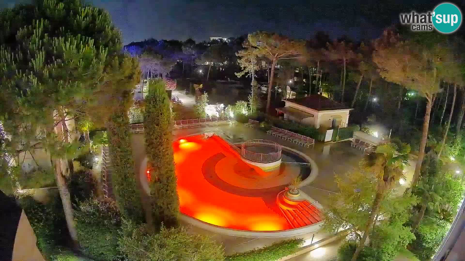 Villaggio Mare Blu bazen Spletna kamera V živo Bibione Pineda – Italija