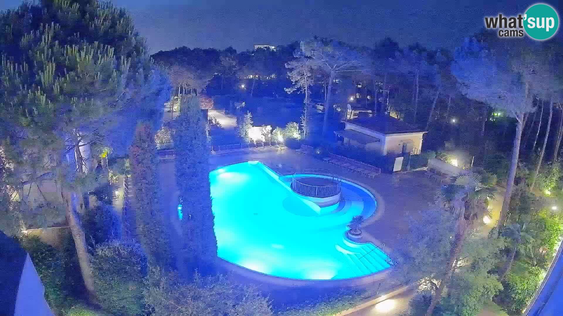 Villaggio Mare Blu pool LIVE webcam Bibione Pineda – Italy