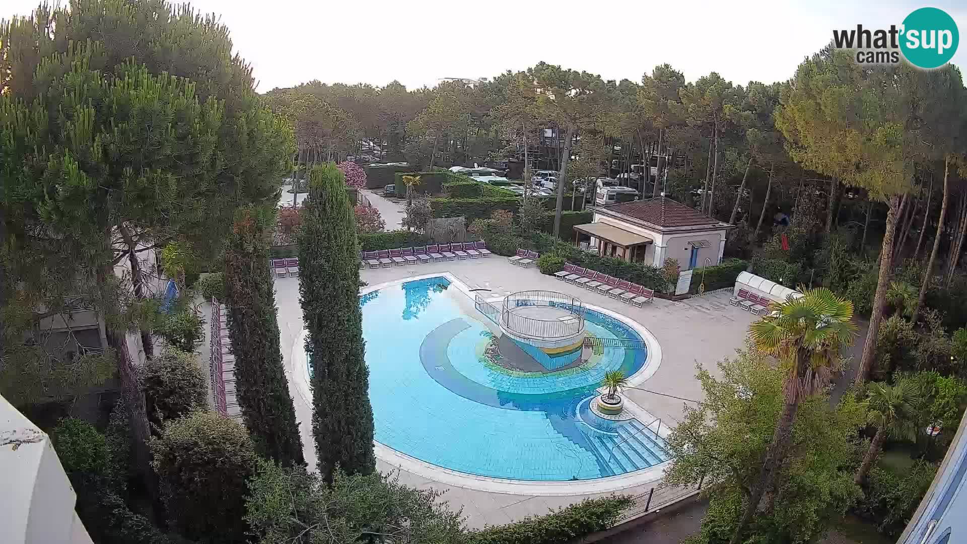 Villaggio Mare Blu pool LIVE webcam Bibione Pineda – Italy