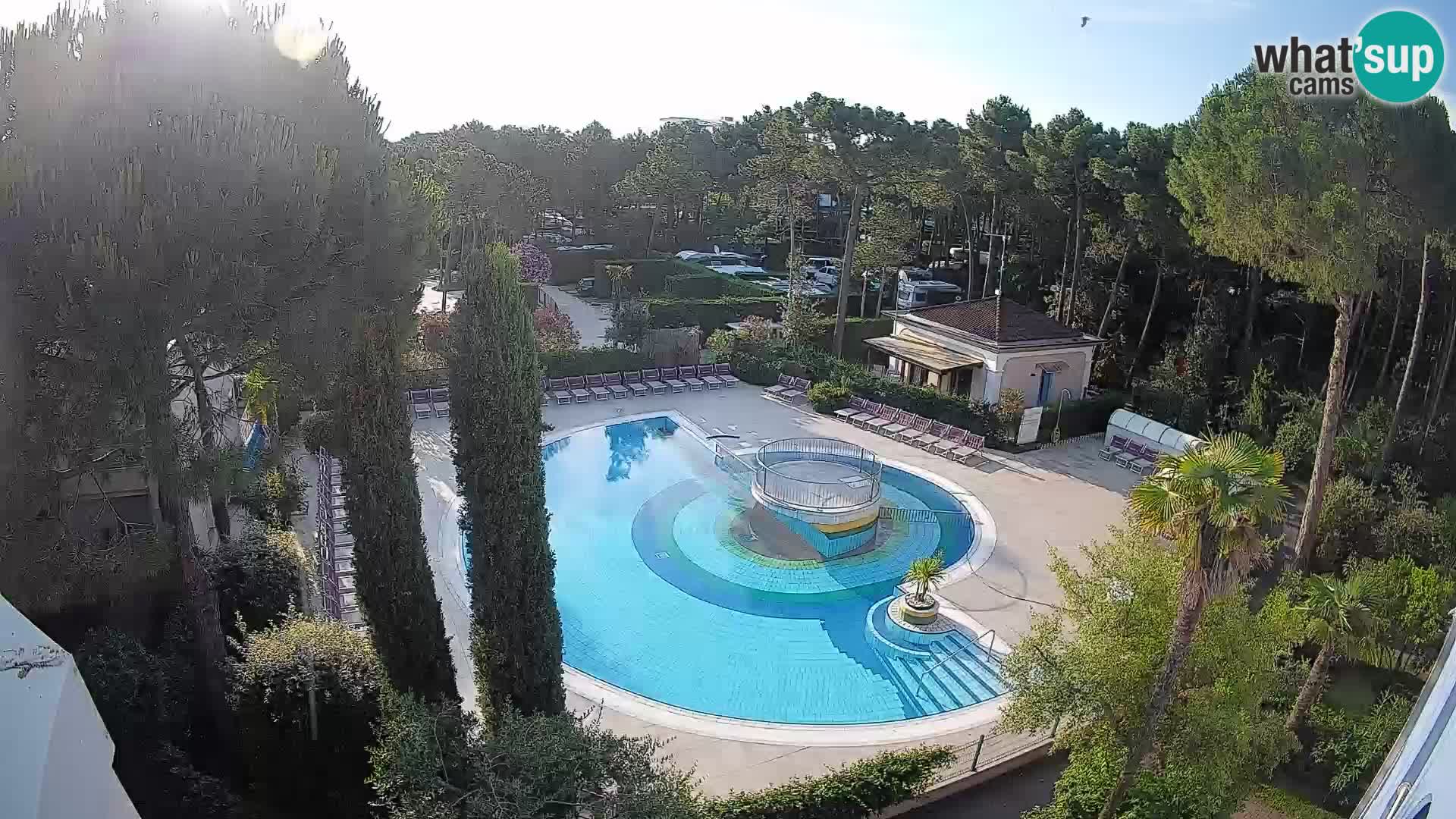 Villaggio Mare Blu pool LIVE webcam Bibione Pineda – Italy