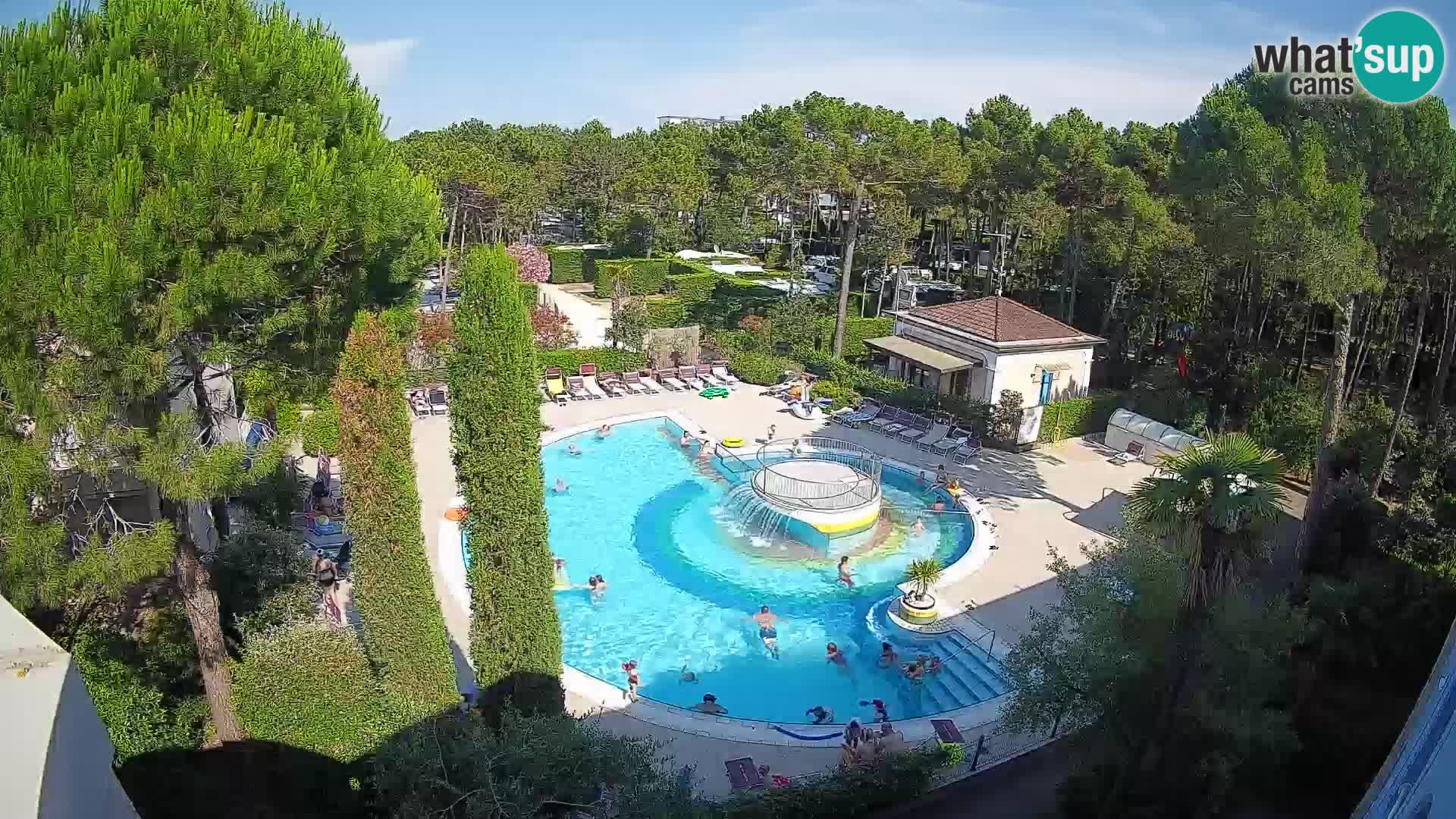 Piscina Villaggio Mare Blu webcam LIVE Bibione Pineda – Italia