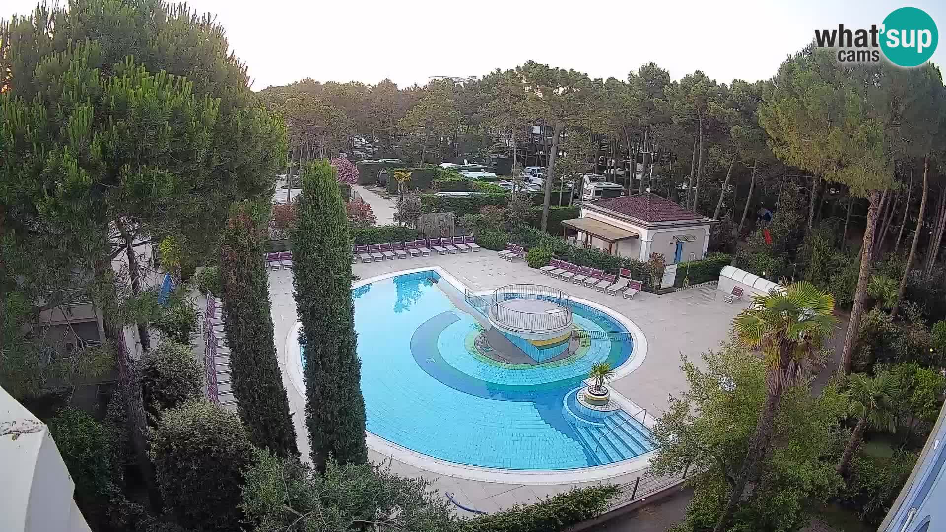 Piscina Villaggio Mare Blu EN VIVO webcam Bibione Pineda – Italia