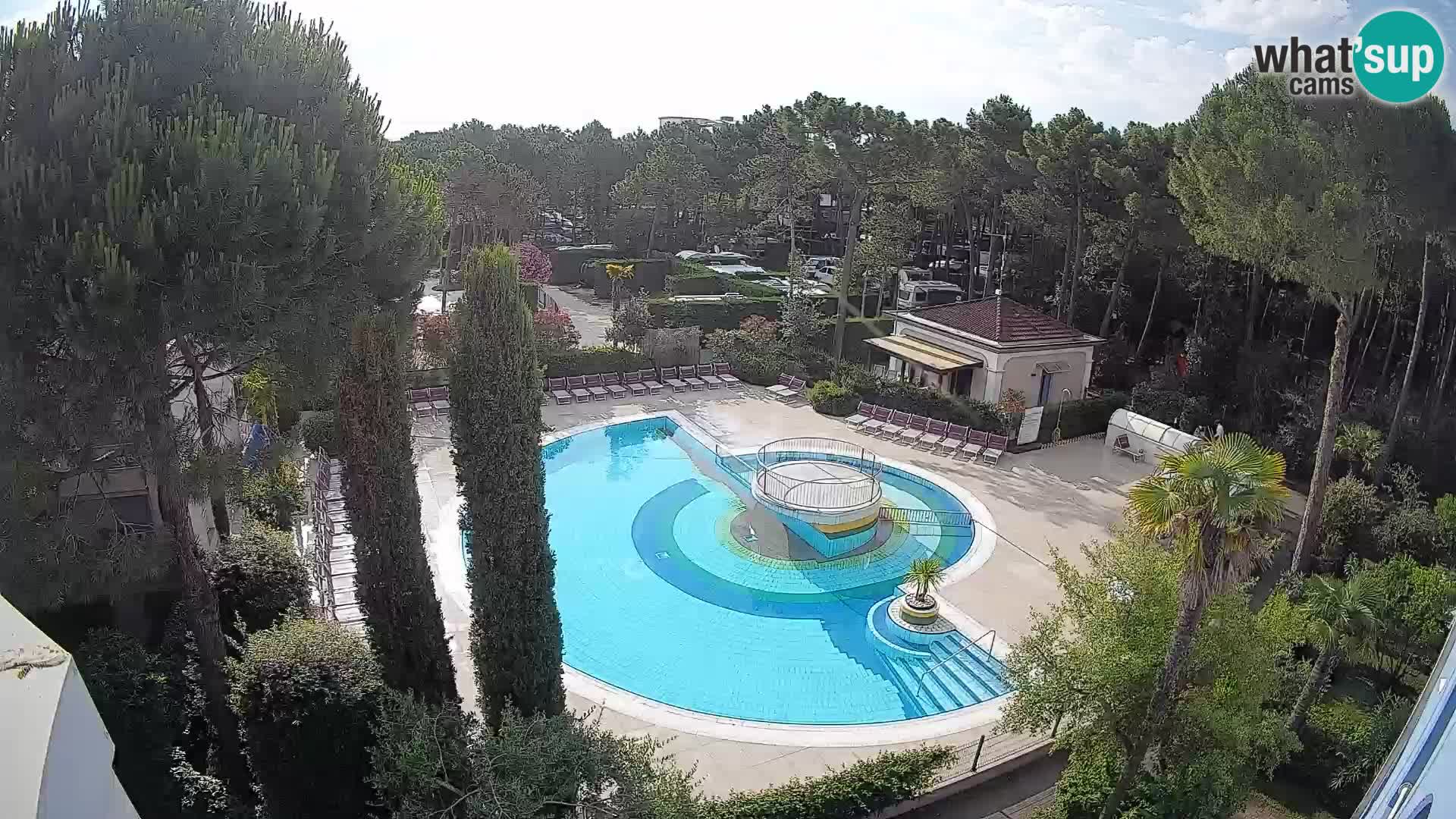 Piscina Villaggio Mare Blu EN VIVO webcam Bibione Pineda – Italia
