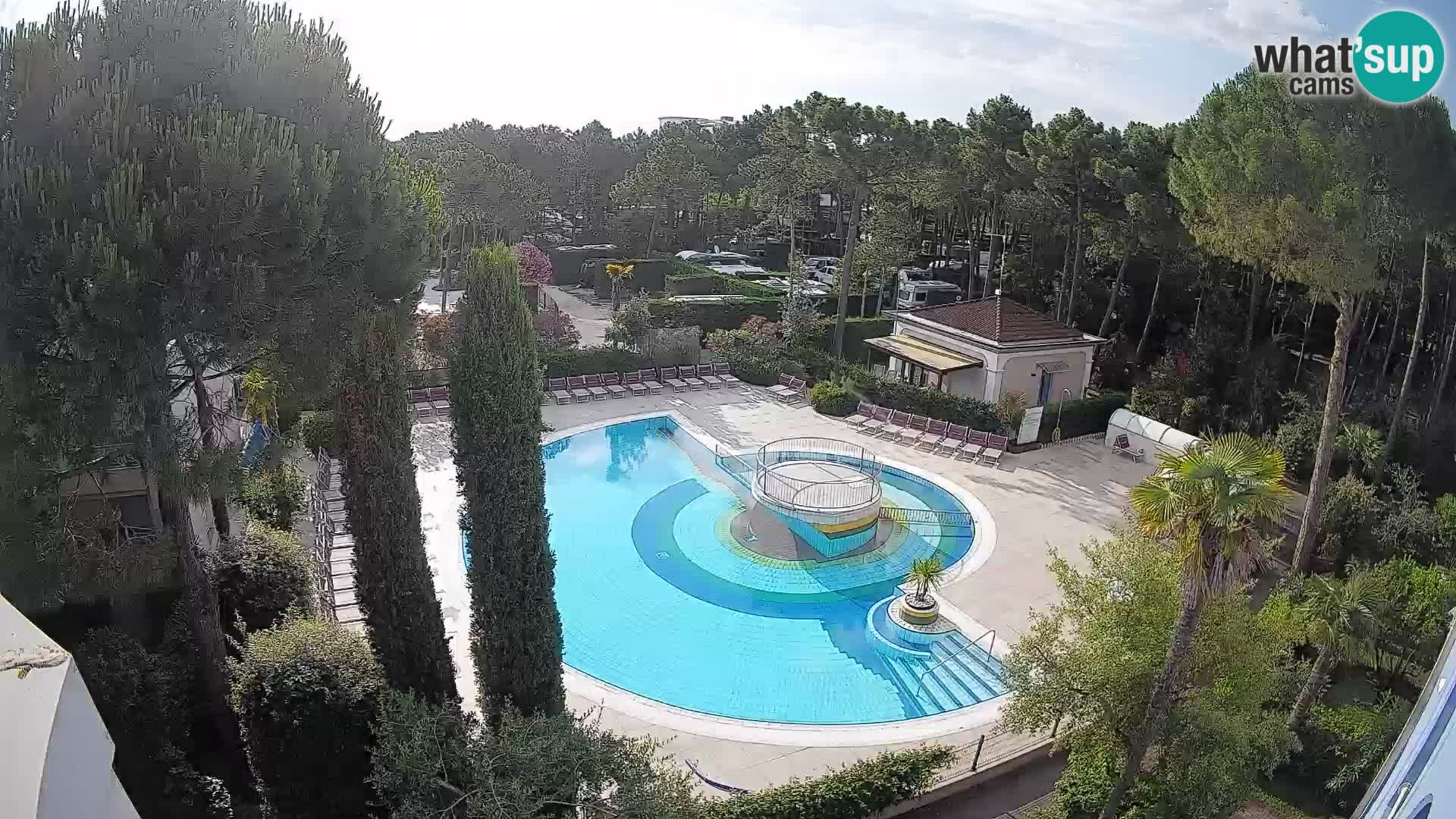 Villaggio Mare Blu pool LIVE webcam Bibione Pineda – Italy