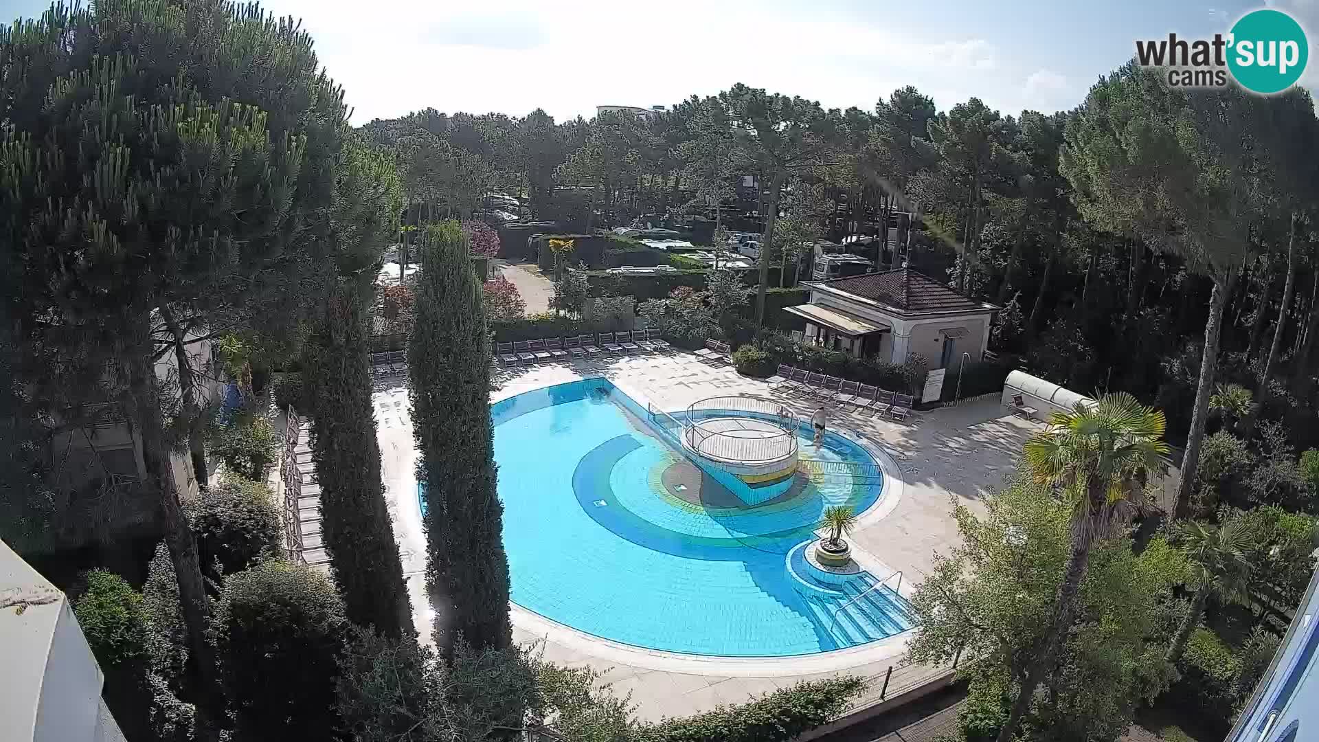 Villaggio Mare Blu pool LIVE webcam Bibione Pineda – Italy