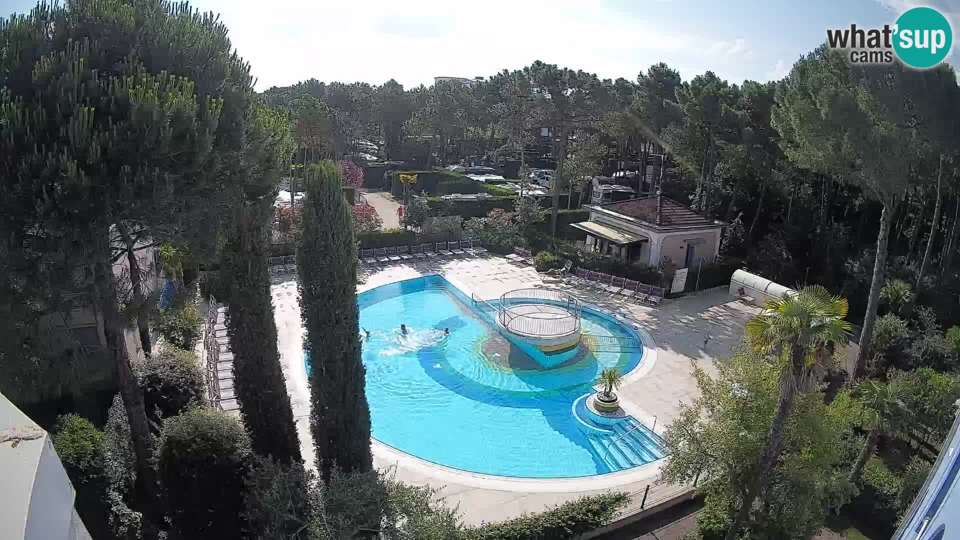 Villaggio Mare Blu piscine LIVE webcam Bibione Pineda – Italie