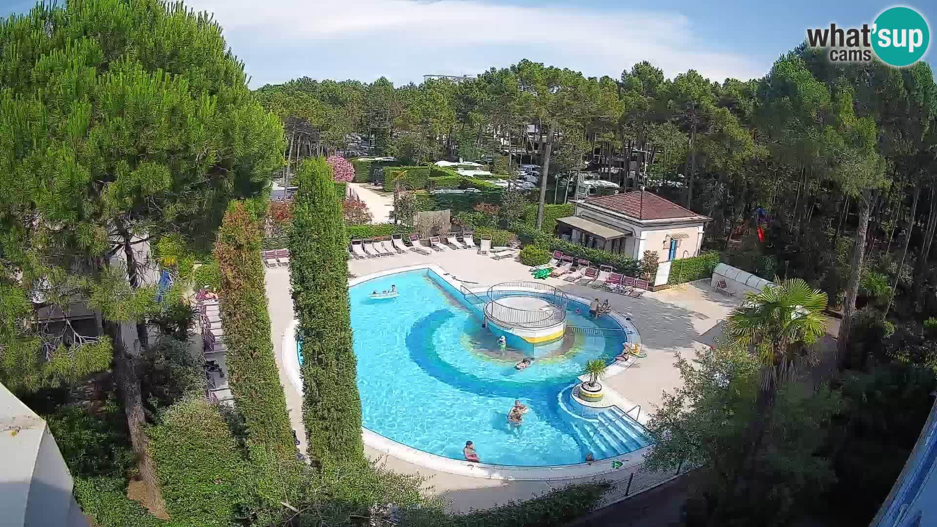Villaggio Mare Blu piscine LIVE webcam Bibione Pineda – Italie