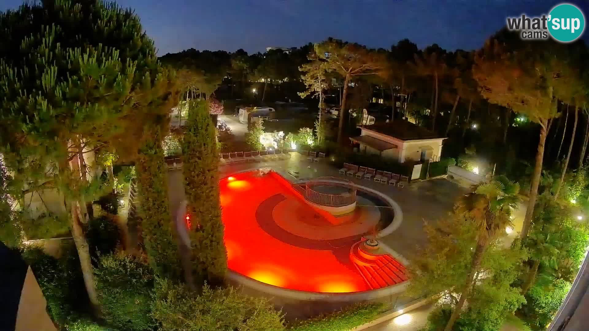 Villaggio Mare Blu bazen Spletna kamera V živo Bibione Pineda – Italija