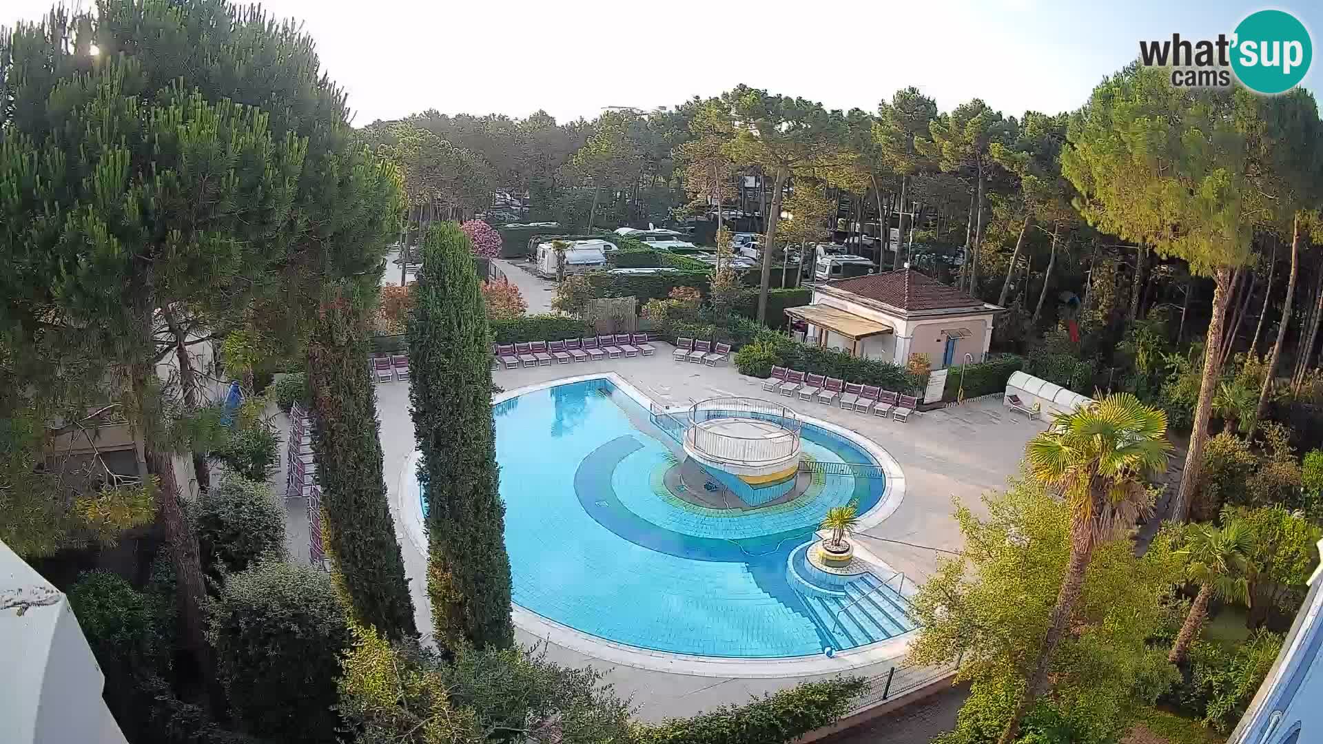 Villaggio Mare Blu pool LIVE webcam Bibione Pineda – Italy