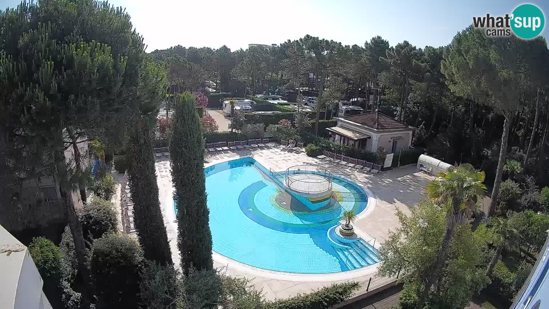 Piscina Villaggio Mare Blu webcam LIVE Bibione Pineda – Italia