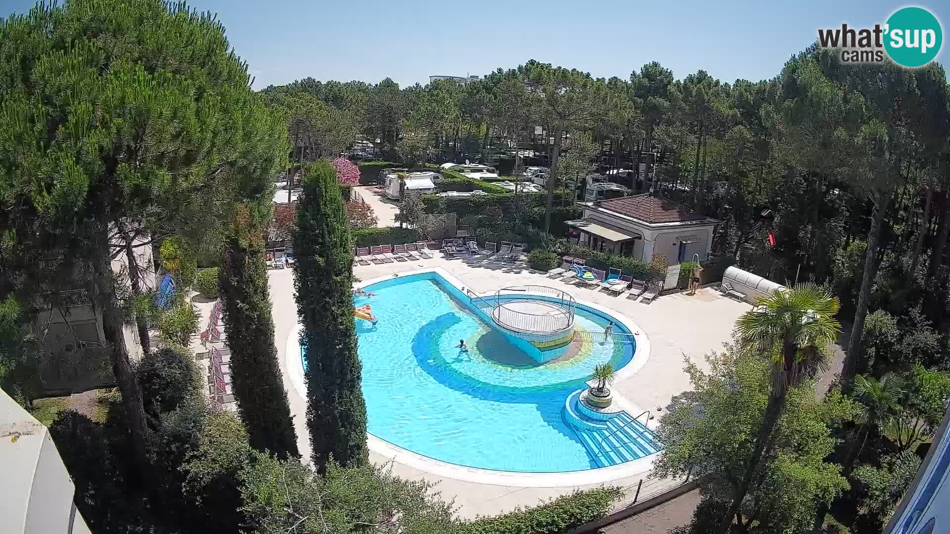 Villaggio Mare Blu piscine LIVE webcam Bibione Pineda – Italie